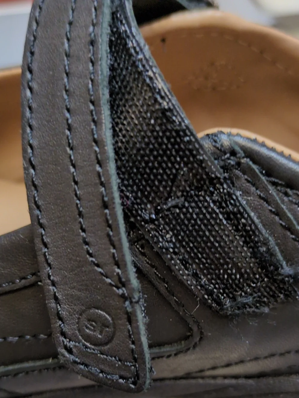 Stride Rite Claire Black Leather Mary Jane Flats Size 3.5